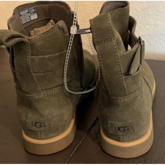 WOMAN'S SIZE 8.5 BOOTS UGG JOSEFENE ANKLE OLIVE GREEN DISPLAY MODEL - Picture 8 of 12
